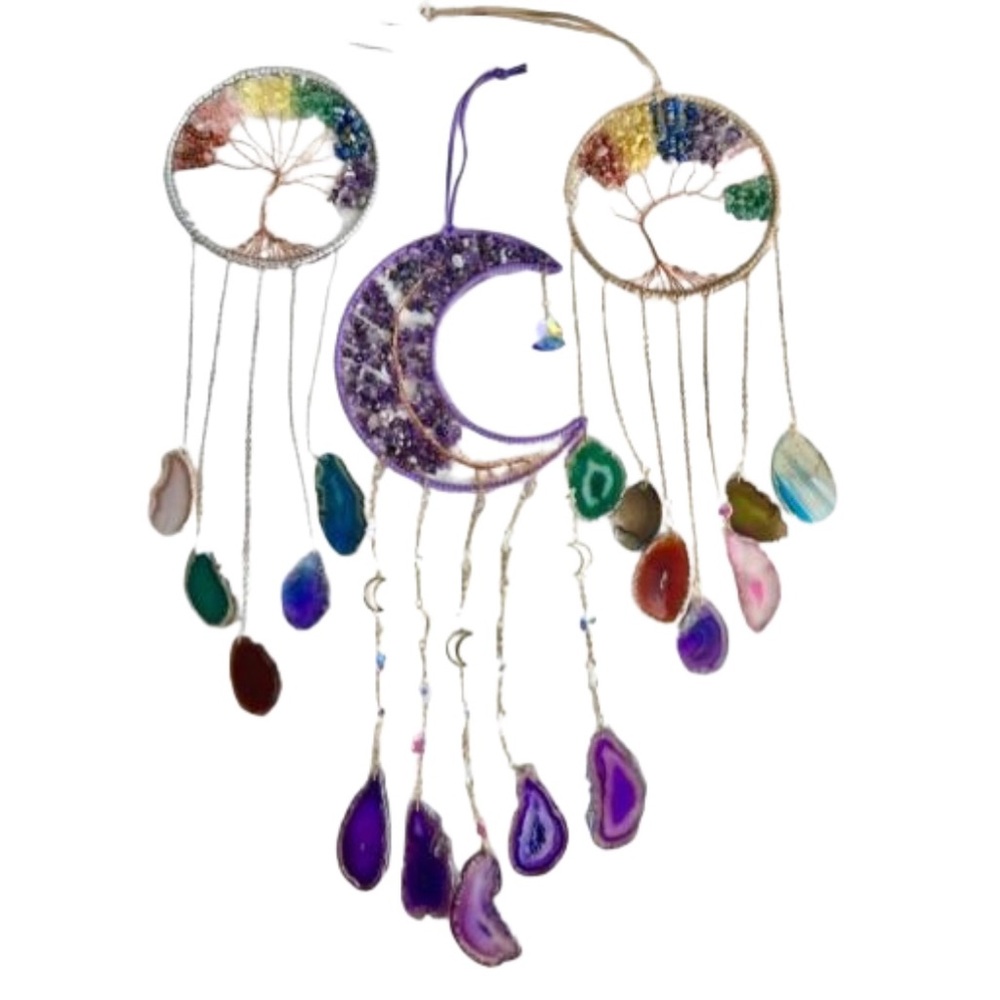AUCTION Listing - Gemstone Wind Chimes